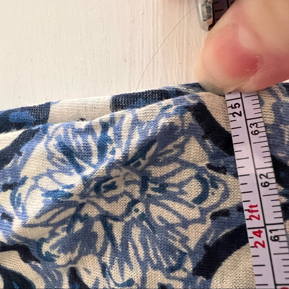 Lucky Brand Blue and White Long Sleeve Top - Picture 6 of 7